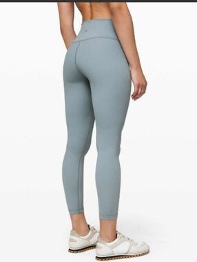 Lululemon Wunder Under High Rise 25" Luxtreme Chambray